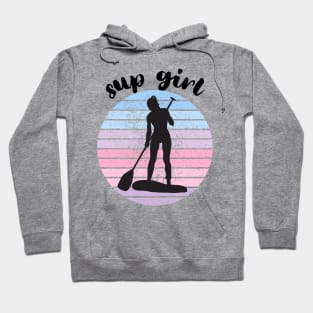 sup girl paddleboarding Hoodie